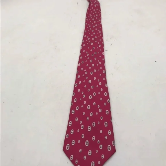 HERMES Men's Silk NECKTIE Tie 100% silk authentic.￼ - Picture 4 of 6